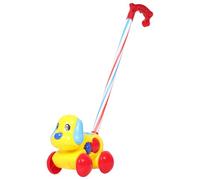 BESTonZON Push Dog Car with Built in Bell for Auditory Development Large Storage Space Safety Walking Aid for Boys and Learning to Walk and Building Muscle Strength