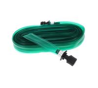 BESTonZON PVC Garden Irrigation Hose Flat Soaker Hose with Connector for Even Water Distribution in Vegetable Patches and Lawns Green