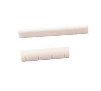 BESTonZON Quality Replacement for Old Ukulele Genuine Ox Bone Nut Saddle Kit for String Acoustic