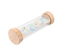 BESTonZON Rain Stick Musical with Soothing Rain Sounds and Maze Play Lightweight Shaker for Sensory Development Hand-eye Coordination and Emotional Engagement Safe Wood and Plastic Design Go