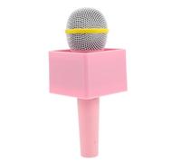 BESTonZON Realistic Boys and Girls Microphone Toy Plastic Pretend Play Karaoke Mic Stage Performance Props