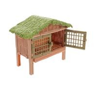 BESTonZON Realistic Farm Animal Playset with Rabbit and Chicken Coop Accessories Detailed Preschool Educational Fencing for Micro Landscape Scenes and Precise Craftsmanship for Learning Fun