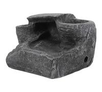 BESTonZON Realistic Resin Turtle Basking Platform Fish Tank Cave Tortoise Ramp Aquarium Decoration