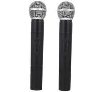 BESTonZON Realistic Simulation Microphone Toy 2pcs Boys and Girls Microphone Props Plastic Party Accessory for Boys Girls