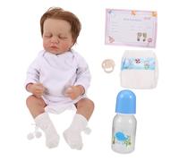 BESTonZON Reborn Dolls Boy Lifelike Newborn Care Model with Soft Cloth Body Realistic Skin Simulation for Mom Nurse Midwife Training Includes Clothes and Accessories