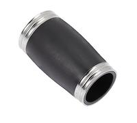 BESTonZON Replacement Clarinet Accessory Two Section Tube Bakelite High Pitch B Clarinet Tube Wind Instrument Parts Musical Tool Safe to Use for Professional Players 2.28X1.18X1.18In