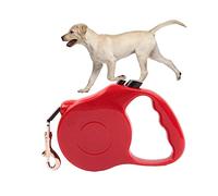 BESTonZON Retractable Dog Leash 3M Automatic Extendable PET Walking Lead for Dogs and Cats Sturdy Red Lead Rope Reflective Design for Training and Outdoor Use