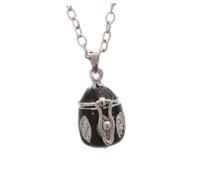 BESTonZON Retro Water Drop Ashes Pendant Chain Memorial Charm for Pets Keepsake Jewelry to Hold Cremated Ash Perfume Tiny Objects Black Vintage Style