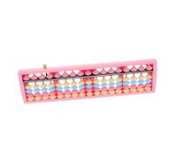 BESTonZON Row Abacus with Beads Plastic Counting Frame for Math Practice Early Education Tool Enhancing Calculation Speed Accuracy Fine Motor Skills and Cognitive Development