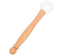 BESTonZON Rubber Singing Bowl Stick Wooden Handle for Meditation and Music Therapy Sound Bowl Mallet Percussion Accessory for Yoga
