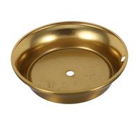 BESTonZON Rustic Round Iron Lamp Base 155mm Heavy Duty Stable Support Non Slip Lamp Holder Base for DIY Suitable for Living Room or Room