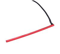 BESTonZON Saddle Pickup Stick Guitar Accessory Red Ceramic Passive Piezo with Standard 2.5mm Output Plug for Acoustic and Folk Guitar