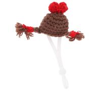 BESTonZON Safety Soft Material Mini Pet Hat Adjustable Size for Hamster Chinchilla Knitted Pet Plaything