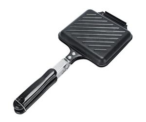 BESTonZON sandwich pan sandwich frying pan press waffle maker japanese frying pot breakfast sandwich maker hot sandwich maker pan scraper jaffle maker iron Japanese-style clamshell grill