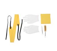 BESTonZON Saxophone Cleaning with Precision Brushes and Soft Cloth for Alto Tenor Soprano Sax Flute Clarinet Trumpet Instruments Includes Mouthpiece Brush and Swab for Deep Instrument