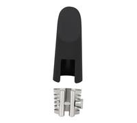 BESTonZON Saxophone Ligature Mouthpiece Clip Kit 2 Pieces Sax Clip for Alto Sax Sax Head Clip Metal Essential Music Instrument Part Compact