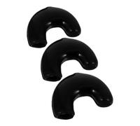 BESTonZON Saxophone Neck Strap Hook Sleeve Rubber Protector Black Rubber Material 3pcs with Versatile Use and Protection for Alto Tenor Saxophones for Professional Performances and Daily