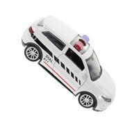 BESTonZON Scale Mini Alloy Police Truck Model with Pullback Action Functional Wheels and Doors Die-cast Car Play Vehicle