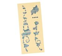 BESTonZON Self-Adhesive Guitar Sticker Set Creative Electric Guitar Guard Patch Fingerboard Inlay Stickers for Acoustic and Electric