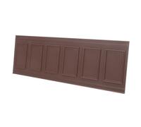BESTonZON Self-adhesive Miniature Dollhouse Wainscot Trim Flexible Wall Moulding Skirting Board for DIY Dollhouse Decoration Easy Peel and Stick Application Compatible with Various Themes