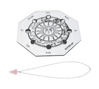 BESTonZON Set of Ornaments Desktop Decoration Astrology Divination Plate for Living Room