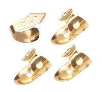 BESTonZON Sets Smooth Plectrum for Banjo Ukulele Easy to Adjust Thumb Pick Set Pcs