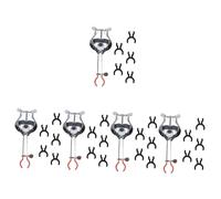 BESTonZON Sets Sturdy Trumpet Music Score Clamp Stand Trumpet Marching Lyre Music Holder Clip for Performance