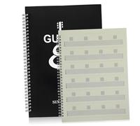 BESTonZON Sheet Tab Note Notebook Portable Guitar Blank Guitar Tablature Music Score Book Ukulele Notebook Guitar Chord Book Notebooks for Work Notebook for Work Portable Music Book Pp