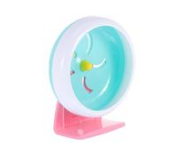 BESTonZON Silent Pet Running Wheel for Hamsters Noiseless Exercise Plastic Hamster Plaything Buckle Design Safe Seamless for Animals Stand
