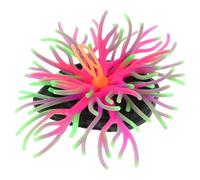 BESTonZON Silicone Artificial Coral Reef Aquarium Decoration Realistic Soft Sea Anemone Ornament with Vibrant Colors Clean Fish Tank Decorative Plant Compatible with Various Aquarium and