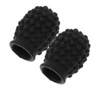 BESTonZON Silicone Drumstick Tip Covers Drumstick Mute Accessories 2pcs for Noise Reduction and Volume Control for Quiet Practice at Home and School Teaching