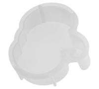 BESTonZON Silicone Halloween Pumpkin Mould for Candy and Cake Baking with Effortless Demolding and Easy to Clean Features, White Pumpkin-Shaped Silicone Mold for Holiday Party and Crafting