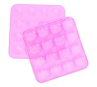 BESTONZON Silicone Ice Cube Tray Dachshund Pig Shape Ice Cube Tray Tool 16 Cubes 2 Pieces