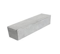 BESTonZON Silver Aluminium Guitar Pedal Case Practical Replacement Stomp Box Enclosure Sturdy Aluminium Material Suitable for Guitar and Bass Pedal Protection