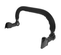 BESTonZON Silver Cross in Black Sponge and Plastic Replacement Parts Baby Stroller Handle Extension Bar, Adjustable Pushchair Armrest Safe Easy Installation for Strollers