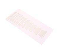BESTonZON Silver Easy to Operate Fretboard Self-adhesive Trapezoid Guitar Decals Sticker Musical Instrument Accessory for Electric Guitar
