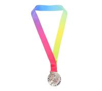 BESTonZON Silver Metal Music Award Medal for Zinc Alloy Piano Violin Singing Competition Prize Lightweight Elegant Design for Dance Musical Achievements and Creative Events