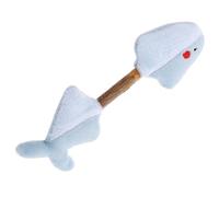 BESTonZON Silvervine Cat Stick for Indoor Cats Cartoon Plush Animal Teaser with Chewable Silvervine Rod Plaything to Stress and Promote Dental Health Lightweight Portable Kitten Fun