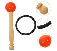 BESTonZON Singing Bowl Set Singing Bowl Mallets Wood Handle Rubber for Relaxation