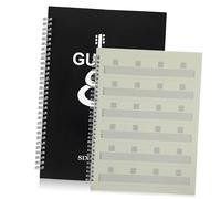 BESTonZON Six-line Score Book Guitar Sheet Music Book Music Practice Notebook for Beginners Simple Layout for Learning