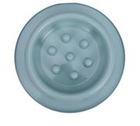 BESTonZON Slow Feeder Dog Bowl with Weighted Bottom for Outdoor Use Spill Pet Feeding Dish Thickened Blue Cat and Dog Food Bowls for Healthy Eating Habits and Stable Mealtime