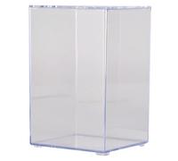 BESTonZON Small Betta Fish Tank Acrylic Miniature Desktop Aquarium 13x12x19cm Fish Cylinder Decorative Micro Landscape Bowl for Home and Office