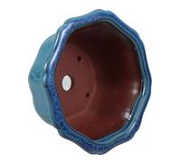 BESTonZON Small Ceramic Planter Pot for Succulents and Cacti Durable Bonsai Flower Pot for Indoor and Outdoor Use for Home Office Balcony Decoration Gardeners