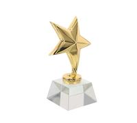 BESTonZON Small Crystal Star Trophy Award for Ergonomic S Recognition Prize for Dance Competitions Gymnastics School Contests Party Favor Souvenir for Student Winners