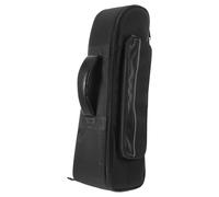BESTonZON Small Padded Trumpet Bag Oxford Protective Case for Baritone Saxophone Harness Adjustable Strap and Accessory Pocket for Practice Essentials