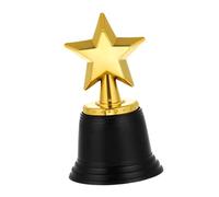 BESTonZON Small Plastic Star Trophy for Classroom and Sports Awards Delicate Achievement Cup for Party Prizes and Game Rewards Lightweight Decorative Model for School Competitions and