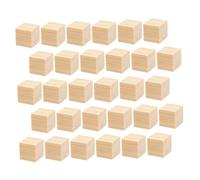 BESTonZON Small Wooden Building Blocks Cubes Educational Math Teaching for Non Toxic Material Enhance Logical Thinking and Creative Play