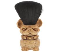 BESTonZON Soft Bristles Beard Brush for Men with Resin Handle and Nylon Bristles, Built to Last for Shaving and Facial Cleansing, Travel Shaving Brush and Neck Duster Barber Tool