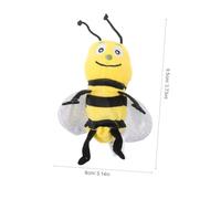 BESTonZON Soft Educational Bee Hand Puppet for Safe Honeybee Plush for Storytelling and Early Learning Interactive Insect Finger Puppet for Classroom Activities and Holiday Play