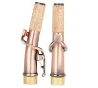 BESTonZON Soprano Sax Saxophone Neck 2 Pieces Brass Multipurpose Comfortable for Sax Players